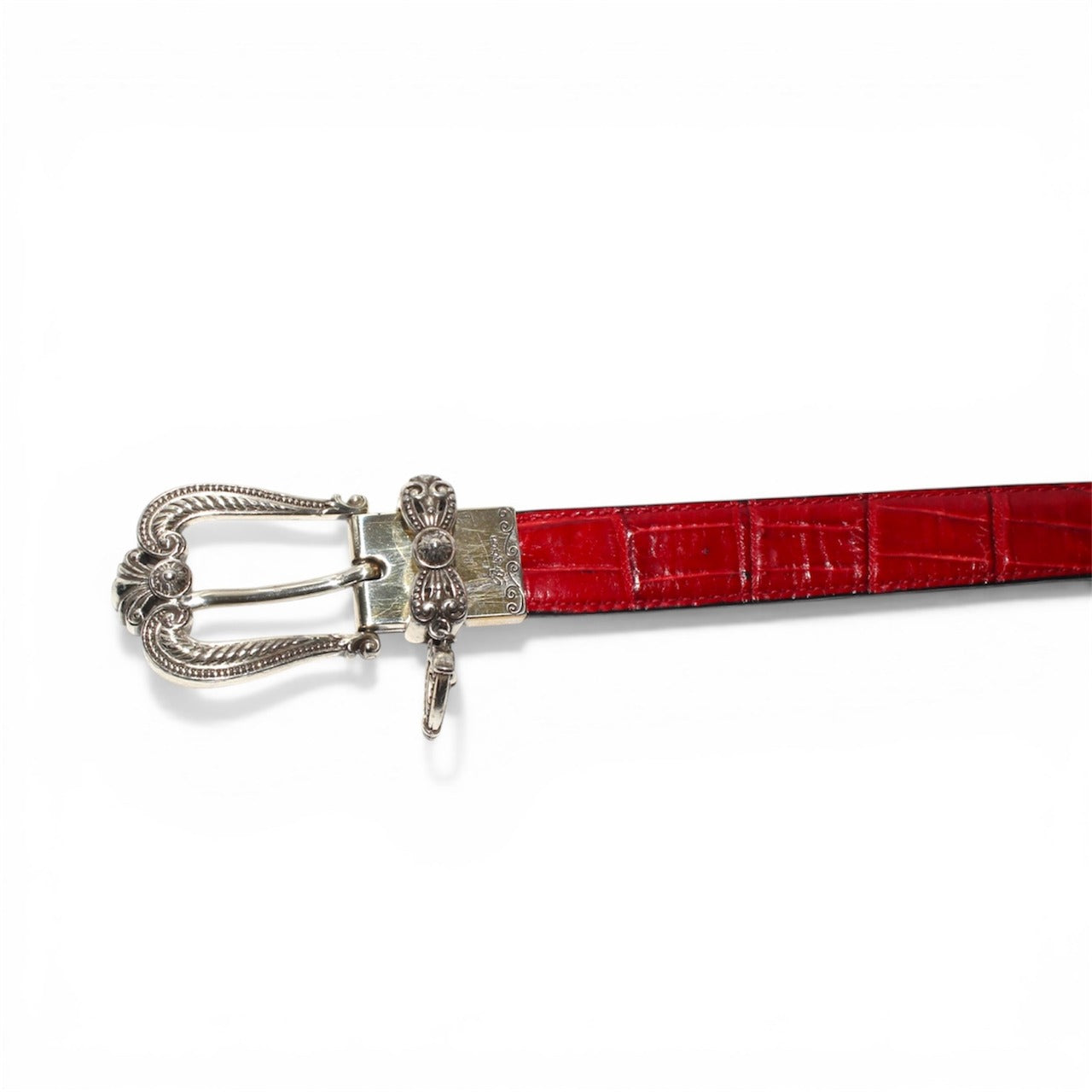 "BRIGHTON" reversible buckle leather belt