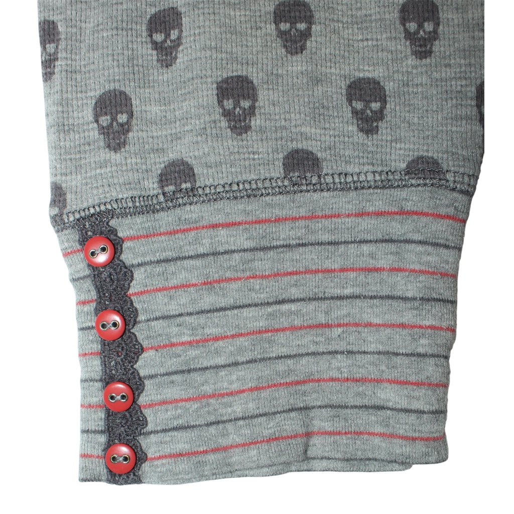 "All-OVER" print skull sweat jogger pants
