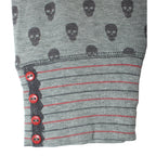 "All-OVER" print skull sweat jogger pants