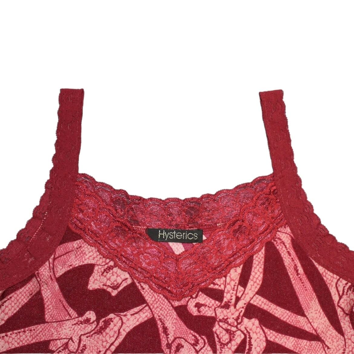 "HYSTERICS" all-over pattern sleeveless