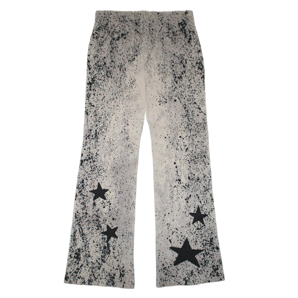 "VINTAGE" Star patch painted skinny pants