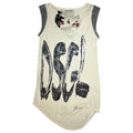 "DESIGUBL" sequined sleeveless top