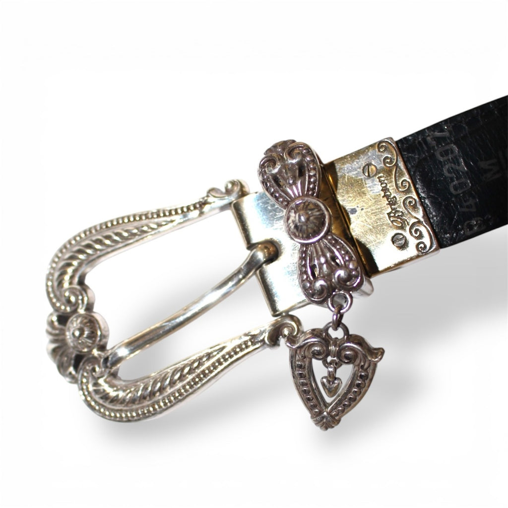 "BRIGHTON" reversible buckle leather belt