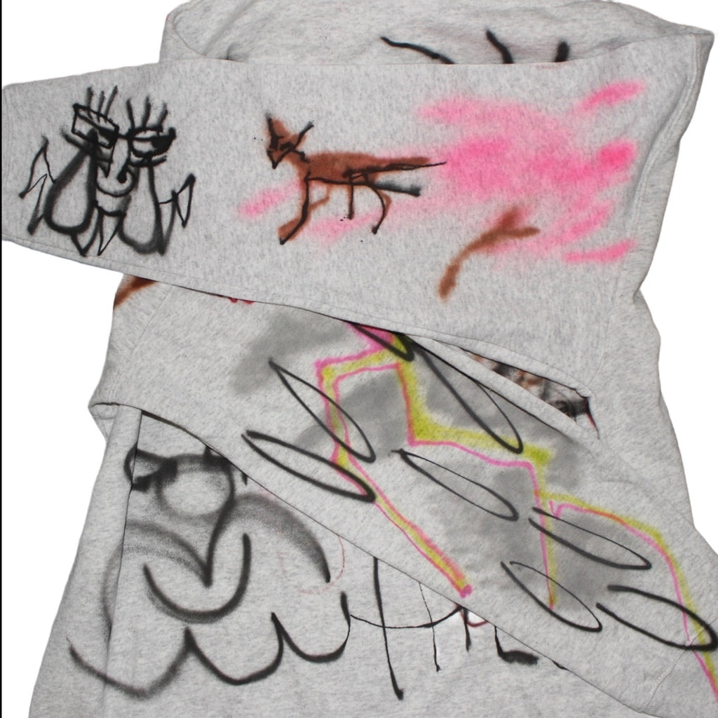 "HILO" graffiti hoodie