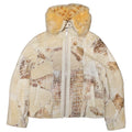 "VINTAGE" fur neck pattern jacket
