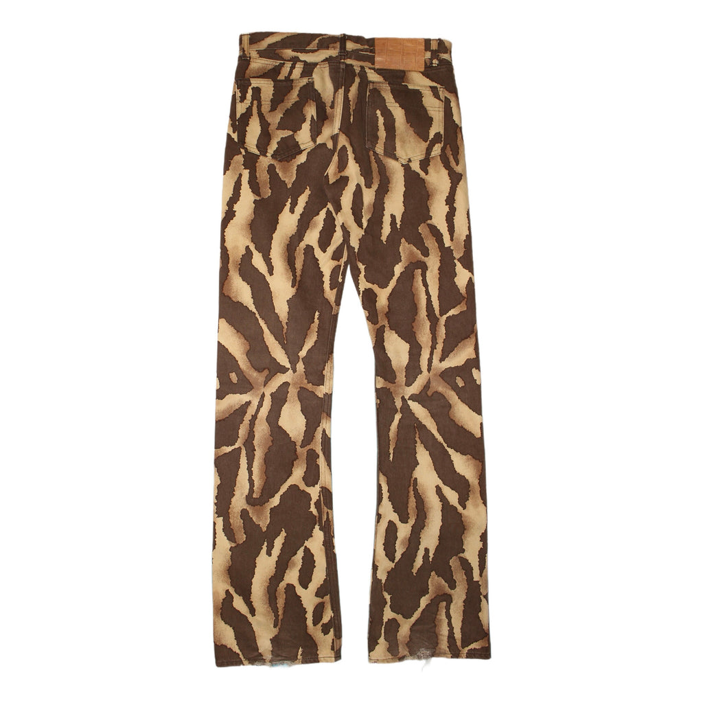 "VINTAGE"  Animal Print denim Pants