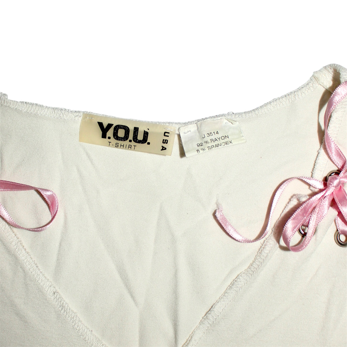 "I ♡ YOU" Ribbon shirt