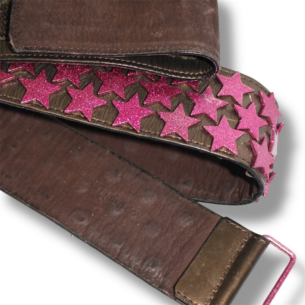 "UNDER COVER" star studded belt