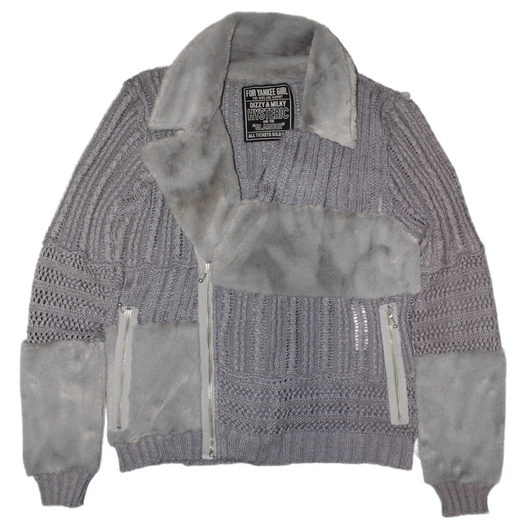 HYSTERIC GLAMOUR Rider's knit jacket