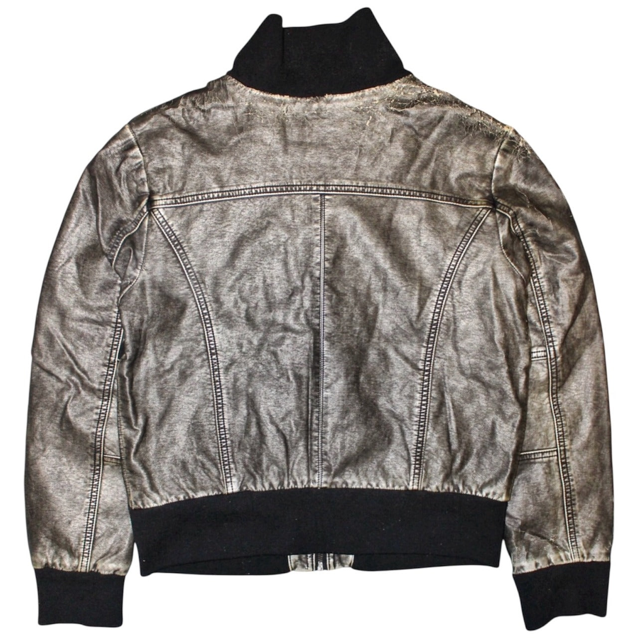 "VINTAGE" glossy jacket