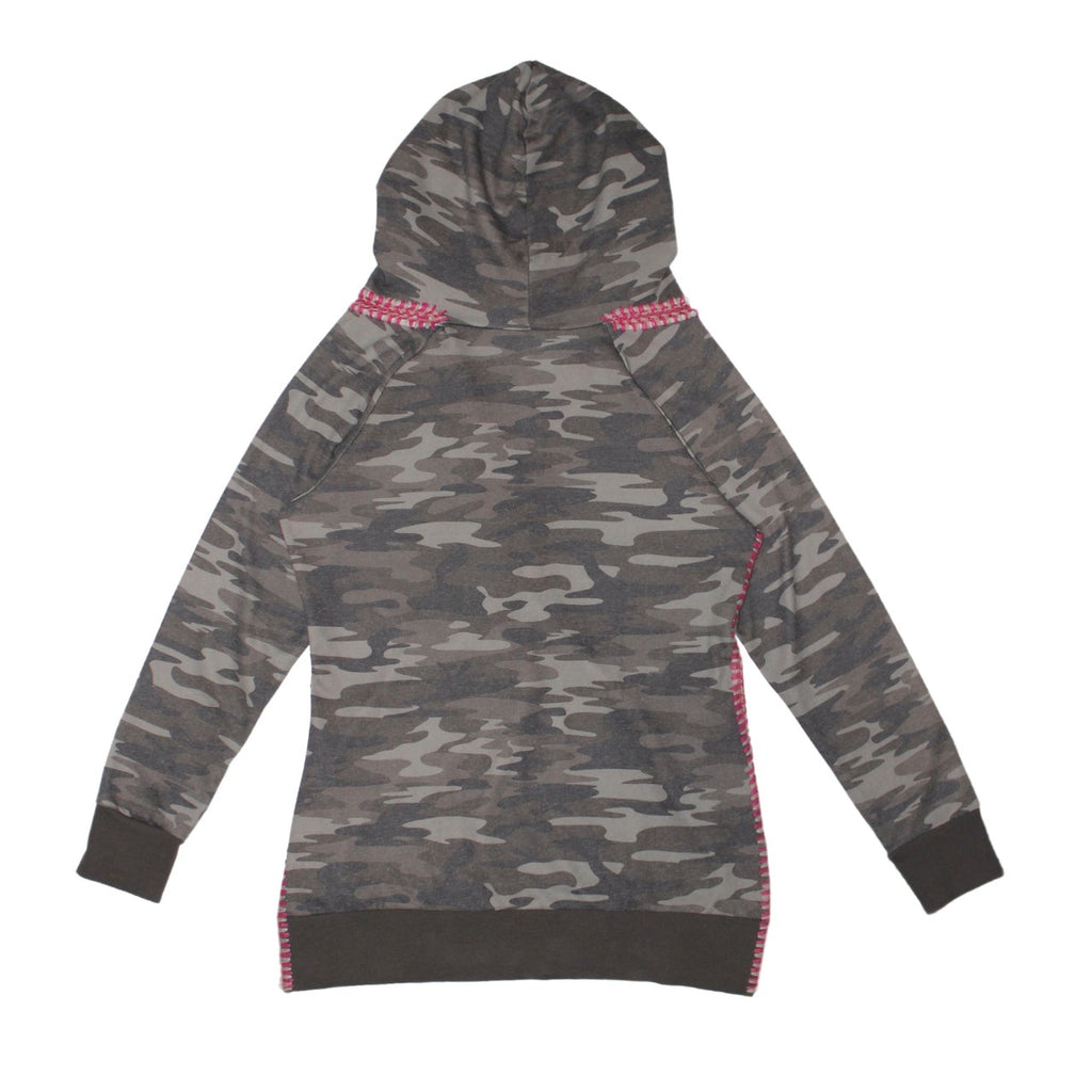 "VENUS" camouflage design hoodie