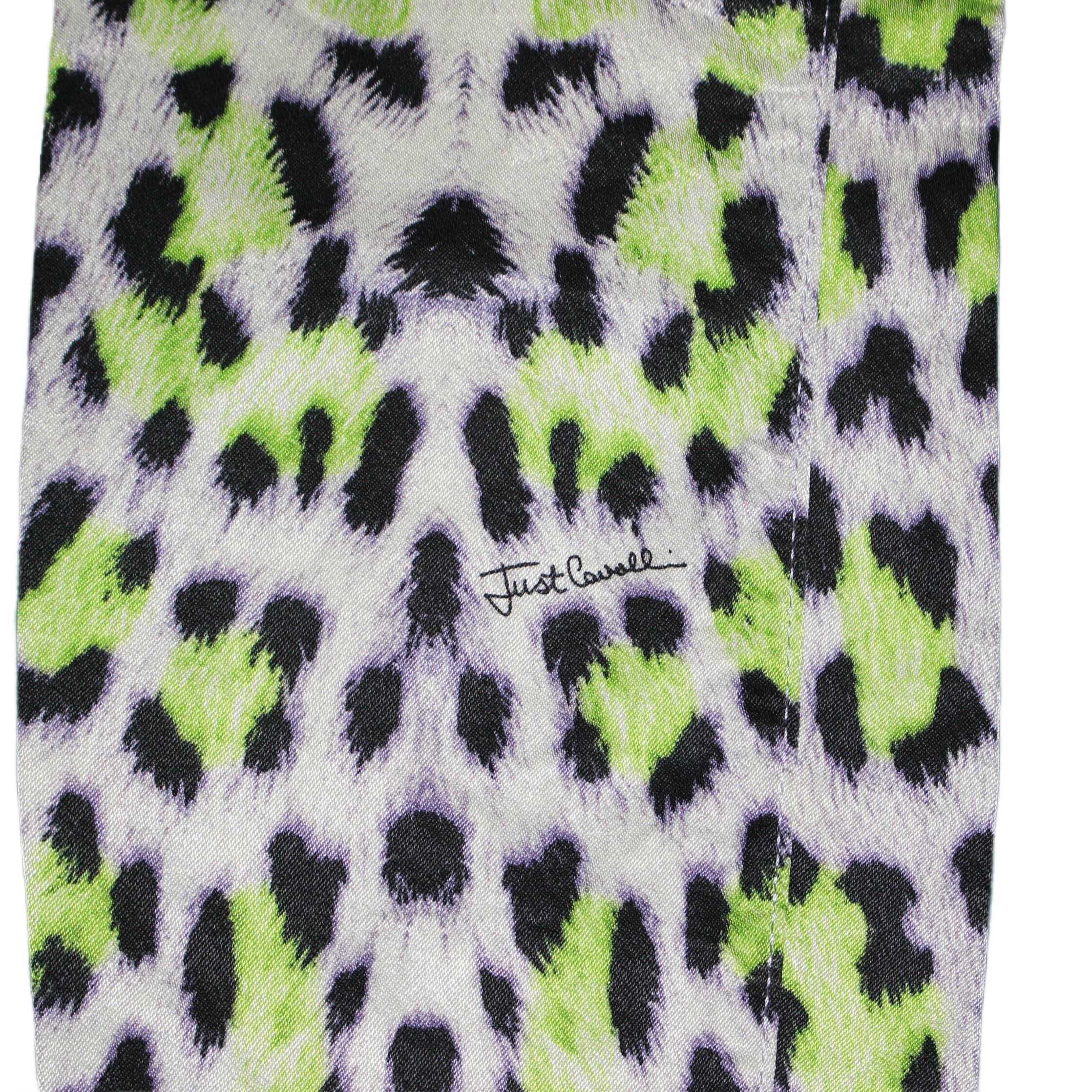 "JUST CAVALLI" Spodnie rurki Animal Print pants