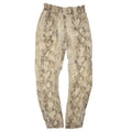 "PYTHON" print tapered easy pants