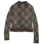 "WOOXOOM" power net zip up made in paris