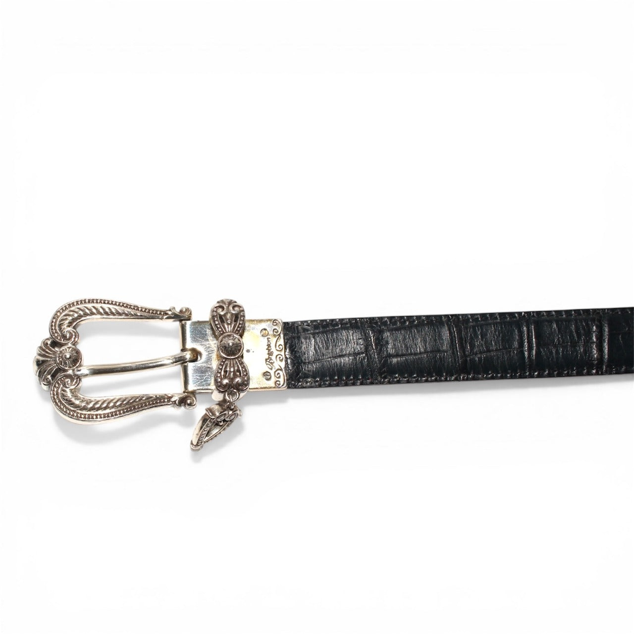 "BRIGHTON" reversible buckle leather belt