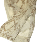 "PYTHON" print tapered easy pants