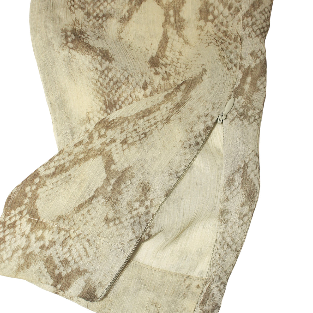 "PYTHON" print tapered easy pants