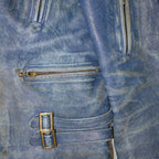 "VINTAGE" studded rider jacket