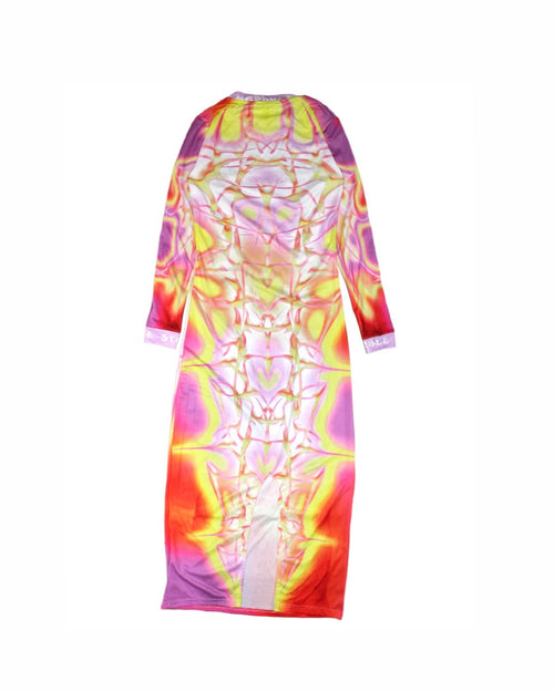 "MARBLE STONES" PINK SPINE DRESS