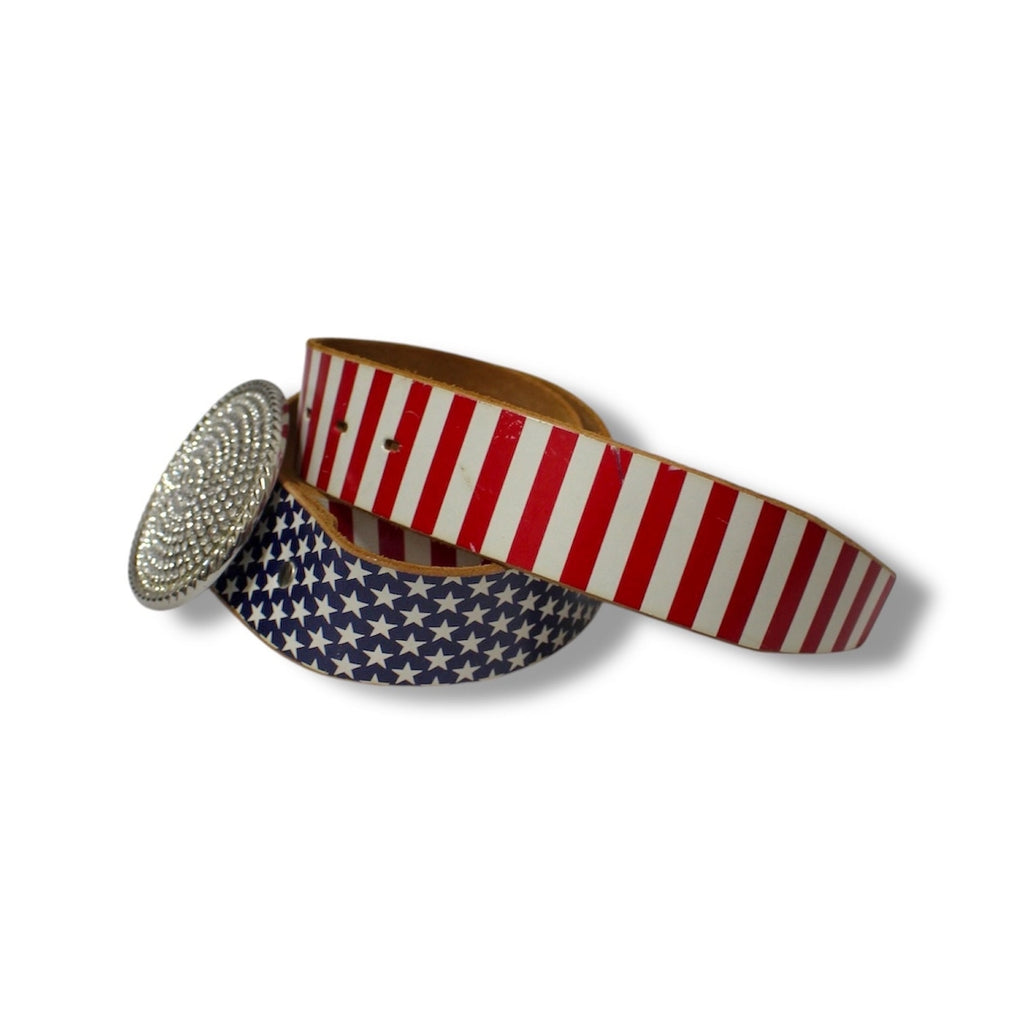 "HYSTERIC GLAMOUR" stone buckle belt