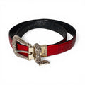 "BRIGHTON" reversible buckle leather belt
