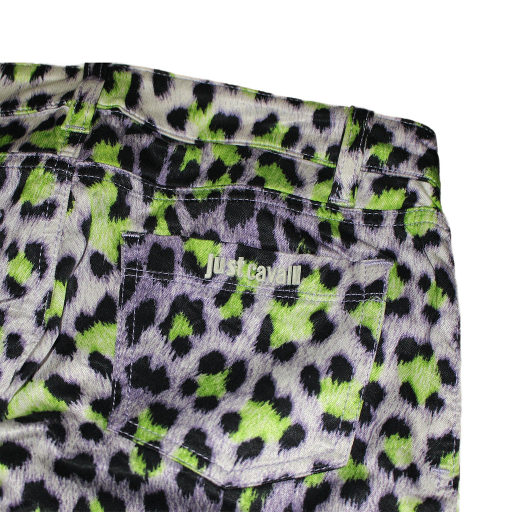 "JUST CAVALLI" Spodnie rurki Animal Print pants