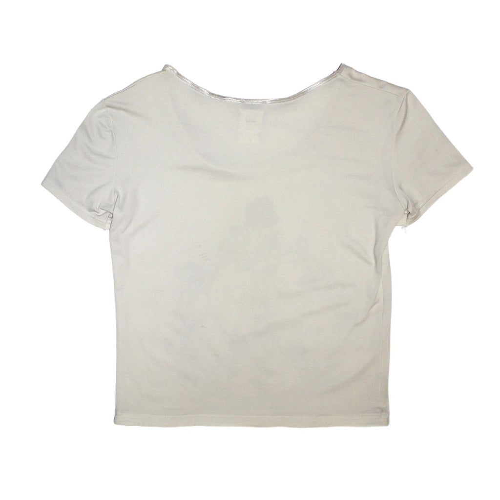 "D&G" print Cropped Length t-shirt
