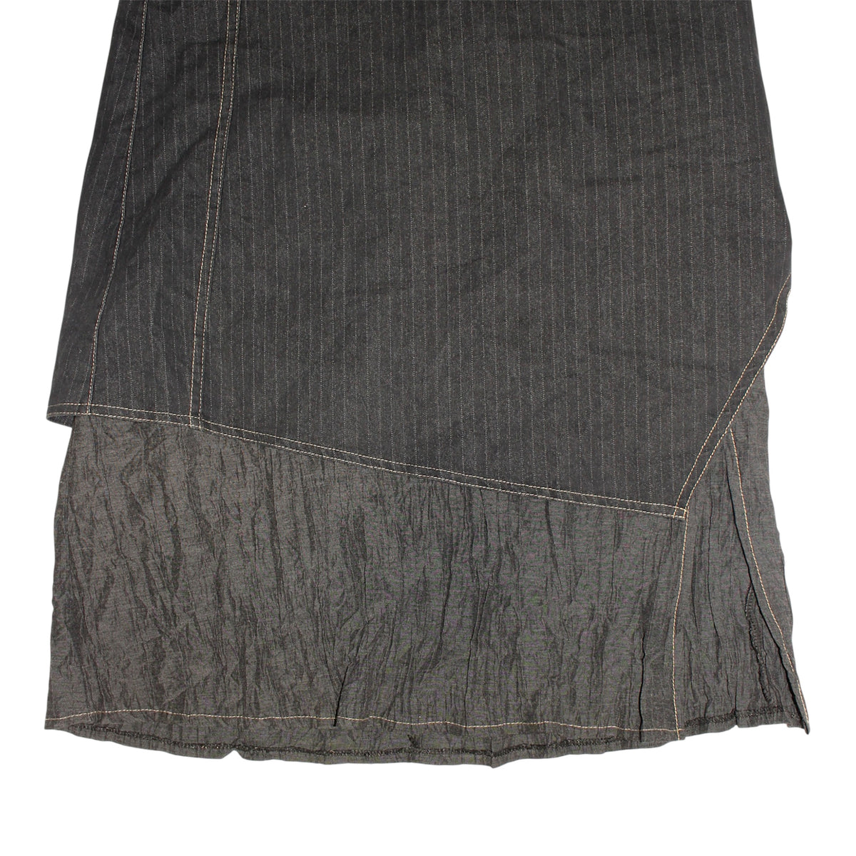 "UPCYCLED"long skirt