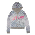 "DREAMS" double sided print zip up reversible hoodie