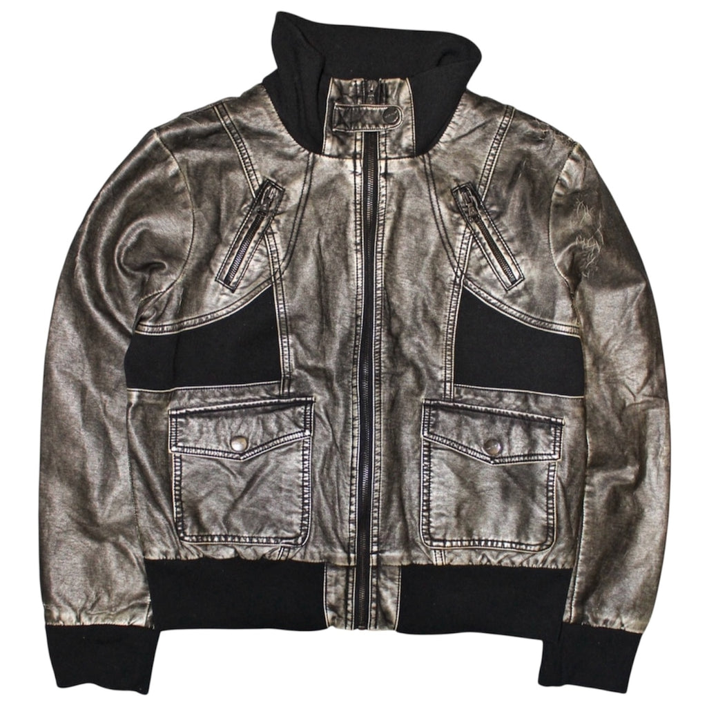 "VINTAGE" glossy jacket