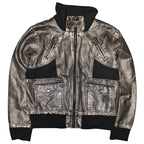 "VINTAGE" glossy jacket