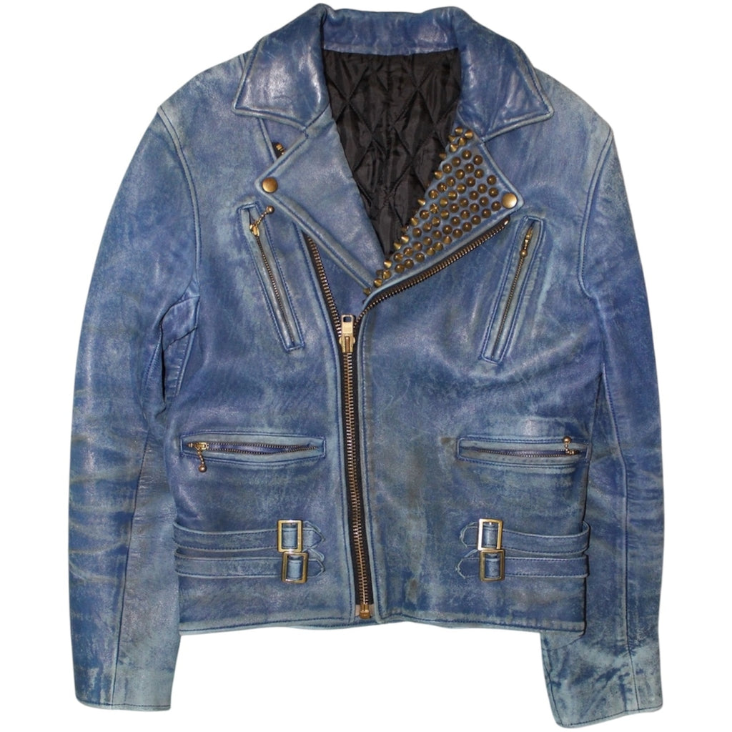 "VINTAGE" studded rider jacket
