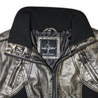 "VINTAGE" glossy jacket