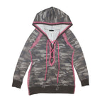 "VENUS" camouflage design hoodie