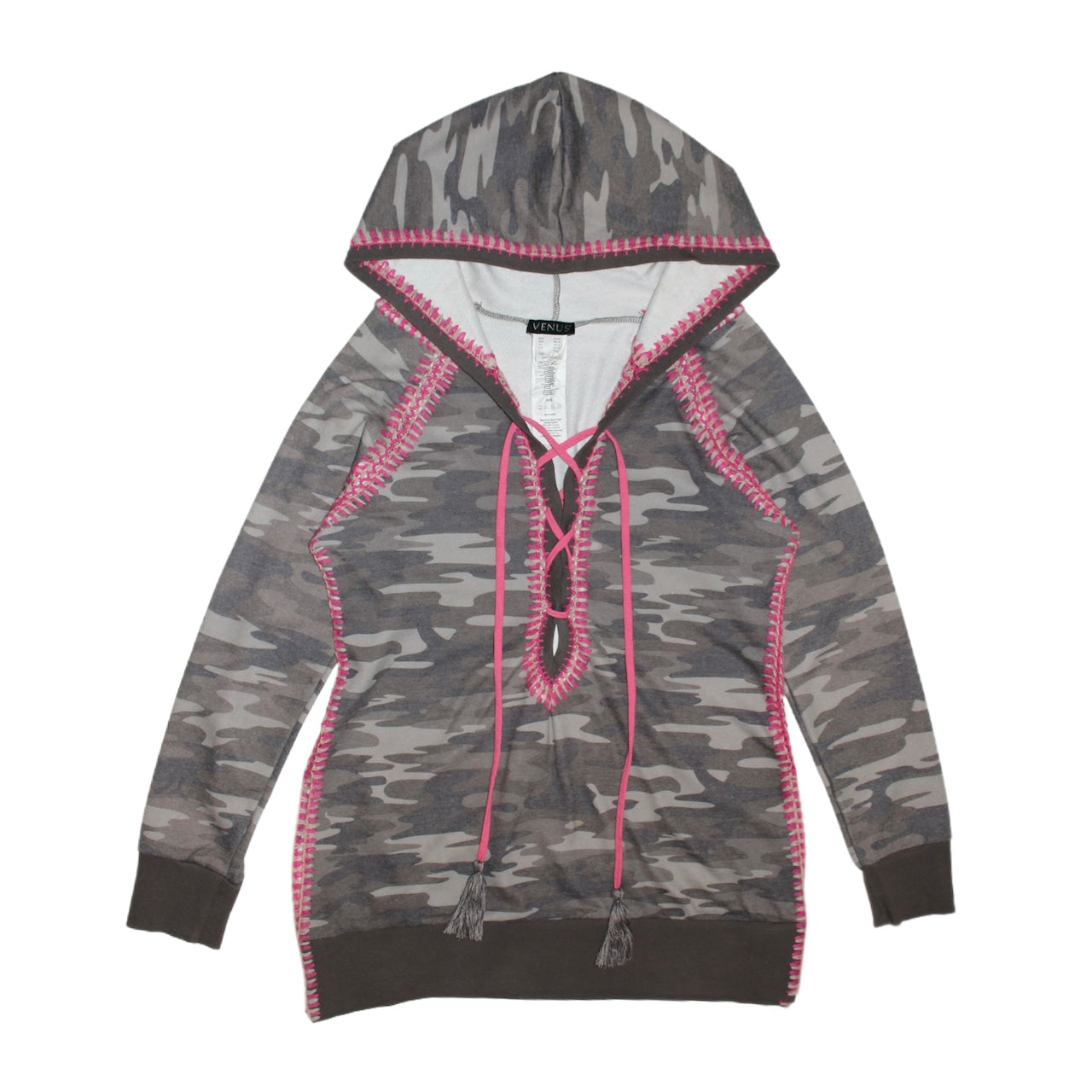 "VENUS" camouflage design hoodie