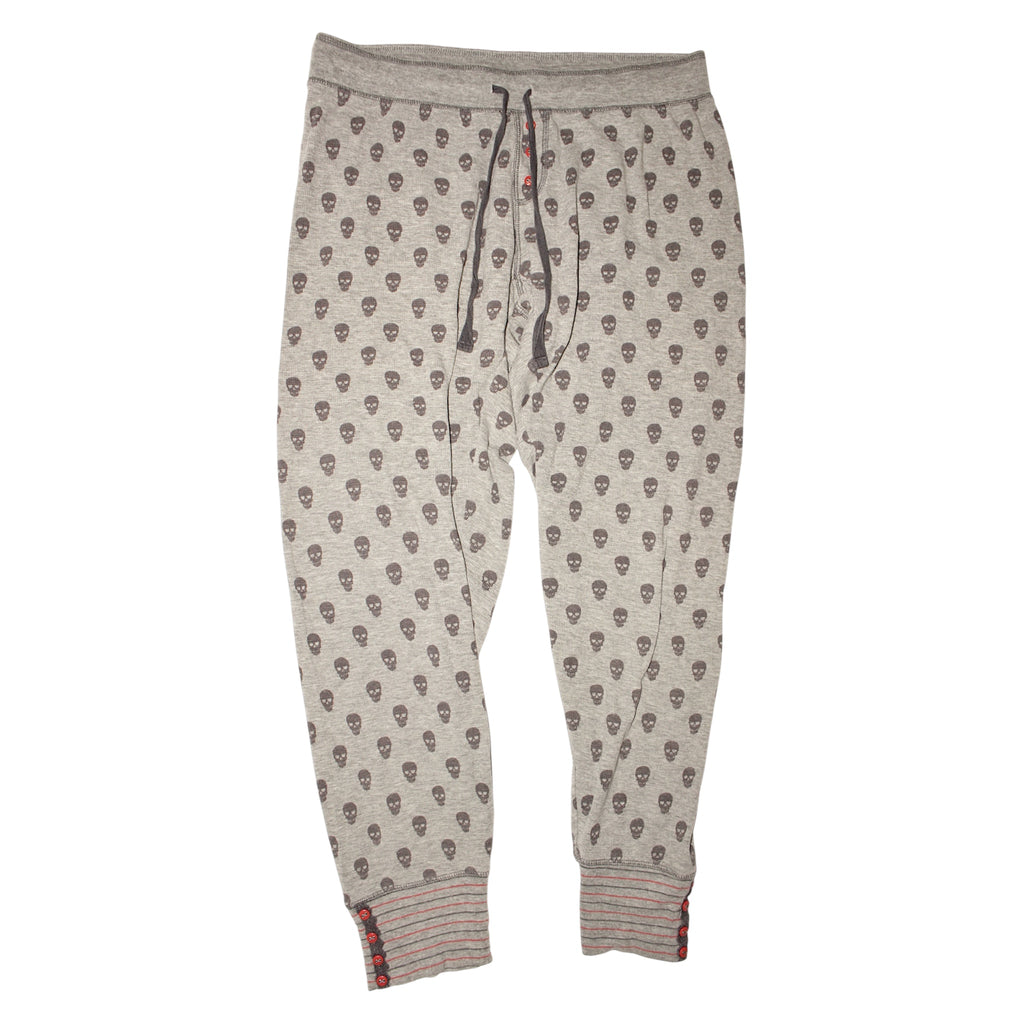 "All-OVER" print skull sweat jogger pants