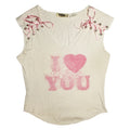 "I ♡ YOU" Ribbon shirt