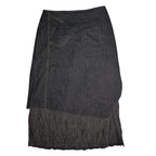 "UPCYCLED"long skirt
