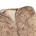 "VINTAGE" python print skirt