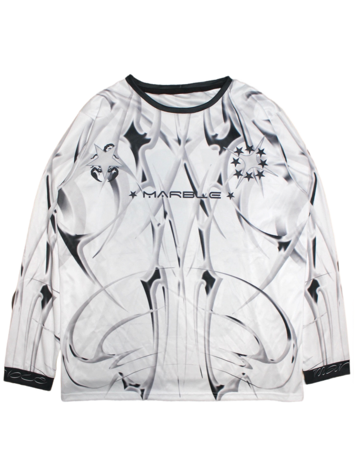 "MARBLE STONES" 69 WHITE JERSEY