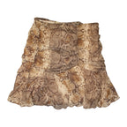 "VINTAGE" python print skirt