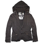 "PPFM" hooded jacket