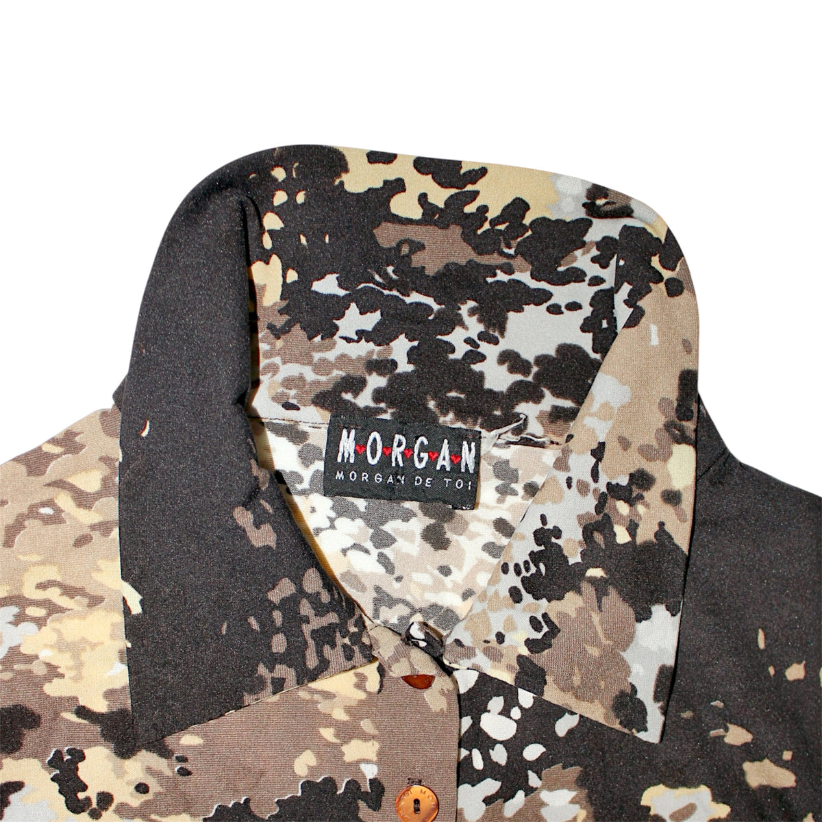 "VINTAGE" cowhide pattern shirt