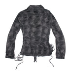 "R 867" Frill cardigan shirt