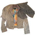 "VINTAGE" wrinkled deformed jacket