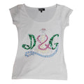 "D&G" sequins logo t-shirt