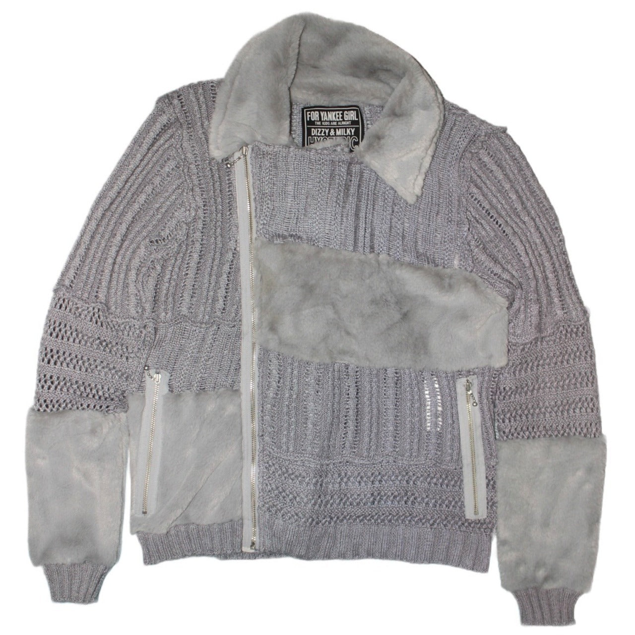 HYSTERIC GLAMOUR Rider's knit jacket