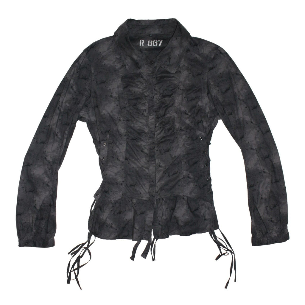 "R 867" Frill cardigan shirt