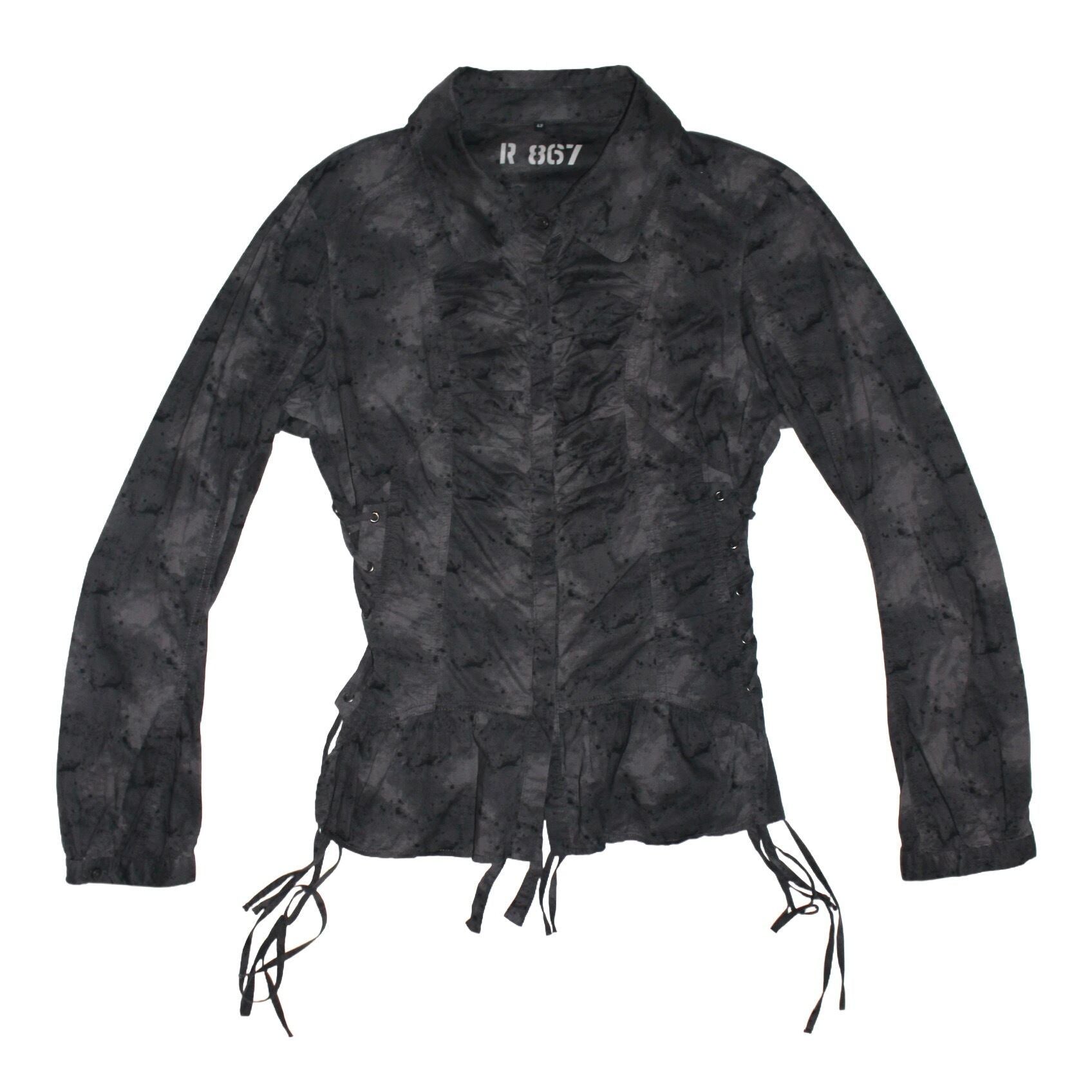 "R 867" Frill cardigan shirt