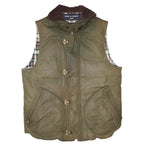 "Comme des Garçons Homme" Oiled cotton down vest